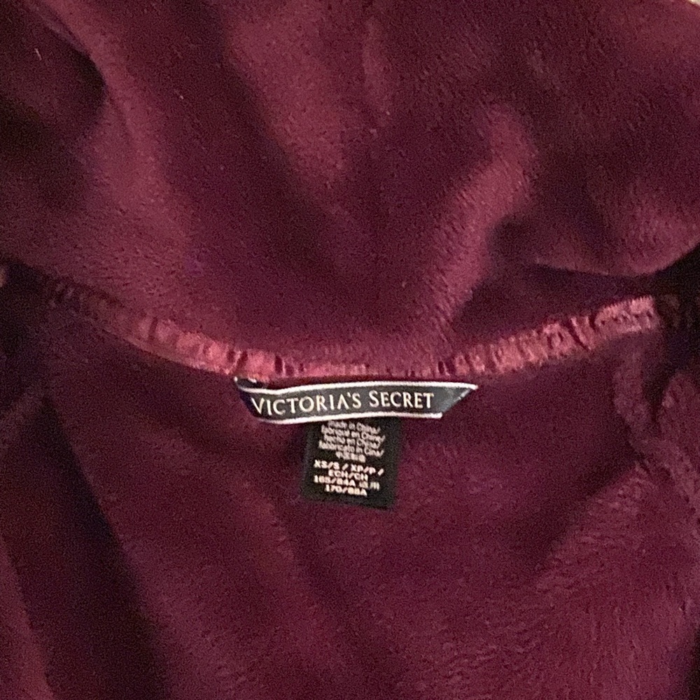 Victoria's Secret Maroon Robe - Picture 3 of 3